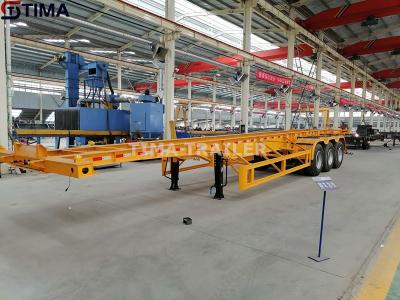 Skeleton Container Trailer Manufacturer_Supplier_Dealer - SHANDONG TIMA ...